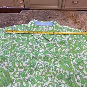 Lilly Pulitzer Addison Green Floral Men's Shirt